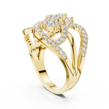 Ladies Ring 19#120024L - Yellow Gold - Image