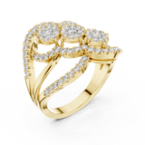 Ladies Ring 19#120024L - Yellow Gold - Image
