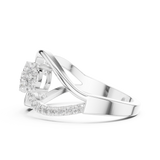 Ladies Ring 19#120025L - White Gold - Image