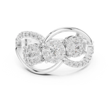 Ladies Ring 19#120025L - White Gold - Image