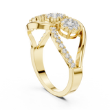 Ladies Ring 19#120025L - Yellow Gold - Image