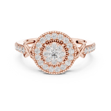 Ladies Ring 19#120026@7 - Rose Gold - Image