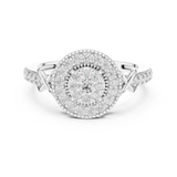 Ladies Ring 19#120026@7 - White Gold - Image