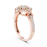 Ladies Ring 19#120026@7 - Rose Gold - Image