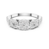 Ladies Ring 19#120027@7 - White Gold - Image