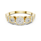 Ladies Ring 19#120027@7 - Yellow Gold - Image