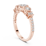 Ladies Ring 19#120027@7 - Rose Gold - Image