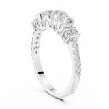 Ladies Ring 19#120027@7 - White Gold - Image