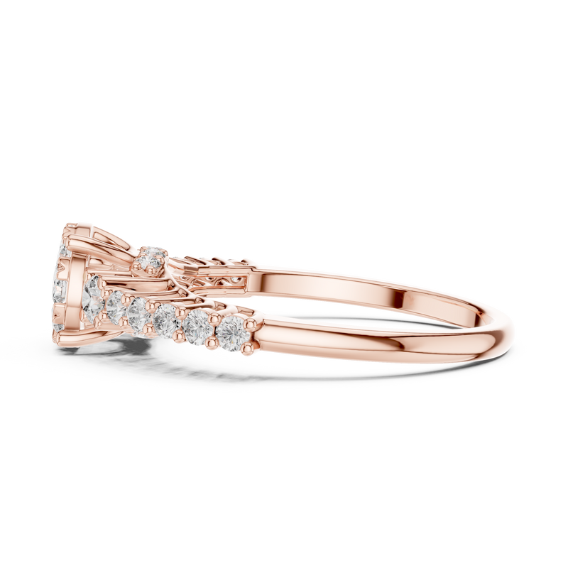 Ladies Ring 19#120028L - Rose Gold - Image