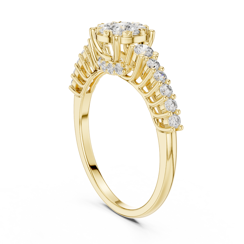 Ladies Ring 19#120028L - Yellow Gold - Image