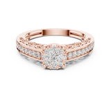 Ladies Ring 19#120029L - Rose Gold - Image