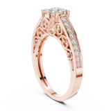 Ladies Ring 19#120029L - Rose Gold - Image
