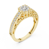 Ladies Ring 19#120029L - Yellow Gold - Image