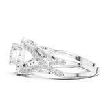 Ladies Ring 19#120030L@7 - White Gold - Image