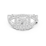 Ladies Ring 19#120030L@7 - White Gold - Image