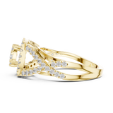 Ladies Ring 19#120030L@7 - Yellow Gold - Image