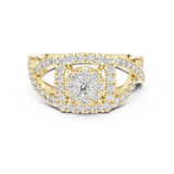 Ladies Ring 19#120030L@7 - Yellow Gold - Image