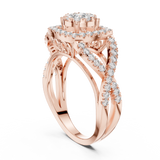 Ladies Ring 19#120030L@7 - Rose Gold - Image