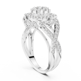 Ladies Ring 19#120030L@7 - White Gold - Image