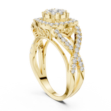 Ladies Ring 19#120030L@7 - Yellow Gold - Image