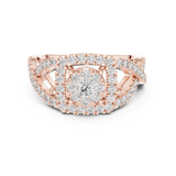 Ladies Ring 19#120031L - Rose Gold - Image