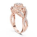 Ladies Ring 19#120031L - Rose Gold - Image
