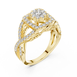 Ladies Ring 19#120031L - Yellow Gold - Image