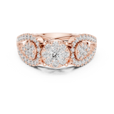 Ladies Ring 19#120032L - Rose Gold - Image