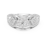 Ladies Ring 19#120032L - White Gold - Image