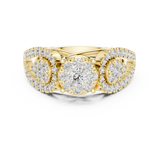 Ladies Ring 19#120032L - Yellow Gold - Image