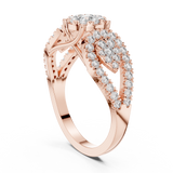 Ladies Ring 19#120032L - Rose Gold - Image