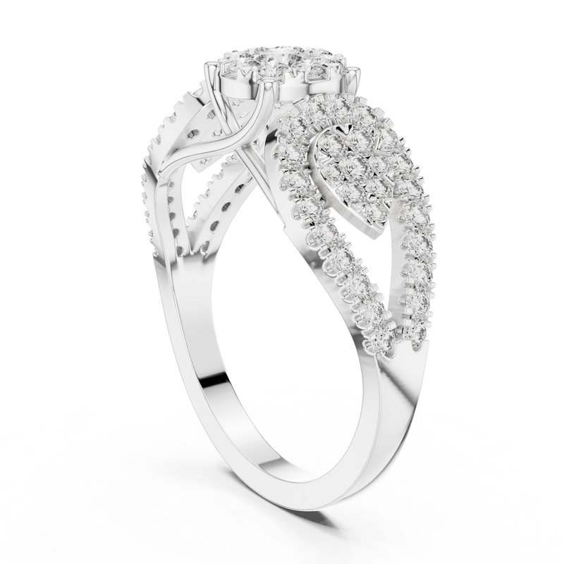 Ladies Ring 19#120032L - White Gold - Image