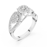 Ladies Ring 19#120032L - White Gold - Image