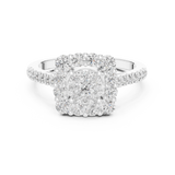 Ladies Ring 19#120033L - White Gold - Image