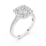 Ladies Ring 19#120033L - White Gold - Image