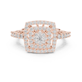 Ladies Ring 19#120034L - Rose Gold - Image