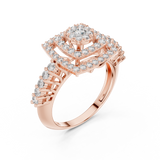Ladies Ring 19#120034L - Rose Gold - Image