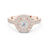 Ladies Ring 19#120035L - Rose Gold - Image