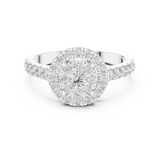 Ladies Ring 19#120035L - White Gold - Image