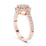 Ladies Ring 19#120035L - Rose Gold - Image