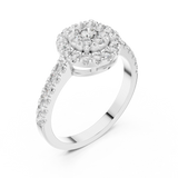 Ladies Ring 19#120035L - White Gold - Image