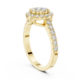 Ladies Ring 19#120035L - Yellow Gold - Image