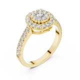 Ladies Ring 19#120035L - Yellow Gold - Image