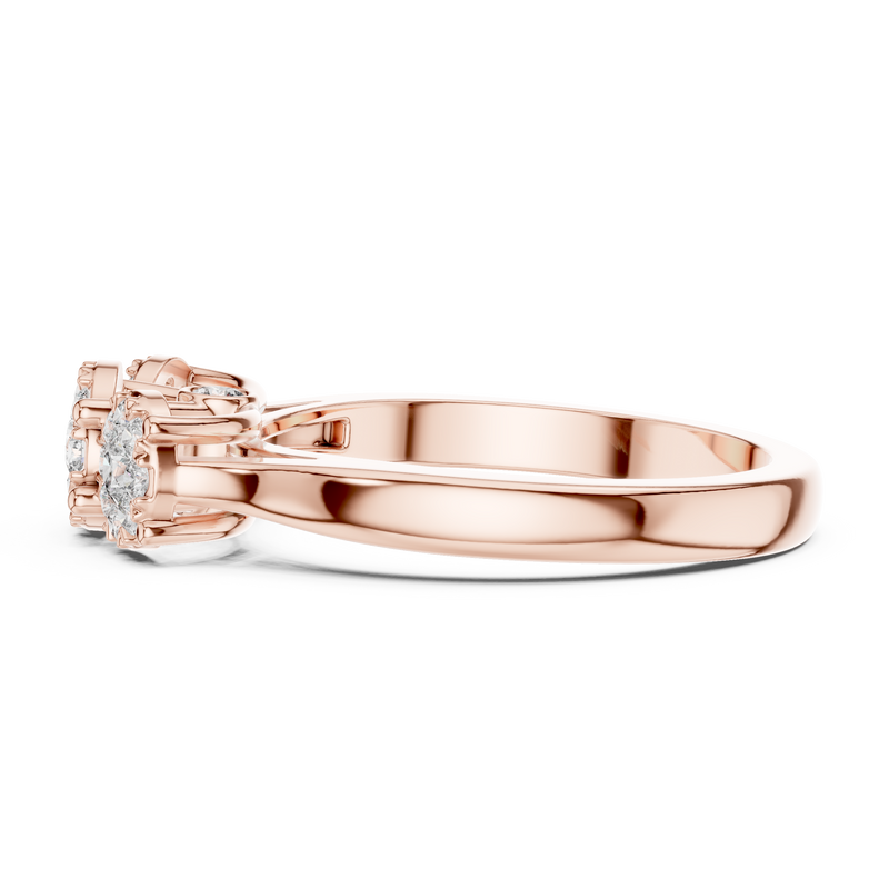 Ladies Ring 19#120036L - Rose Gold - Image