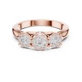 Ladies Ring 19#120036L - Rose Gold - Image