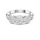 Ladies Ring 19#120036L - White Gold - Image
