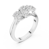 Ladies Ring 19#120036L - White Gold - Image
