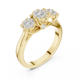 Ladies Ring 19#120036L - Yellow Gold - Image