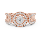 Ladies Ring 19#120037L - Rose Gold - Image