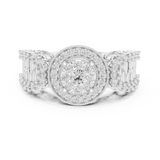 Ladies Ring 19#120037L - White Gold - Image